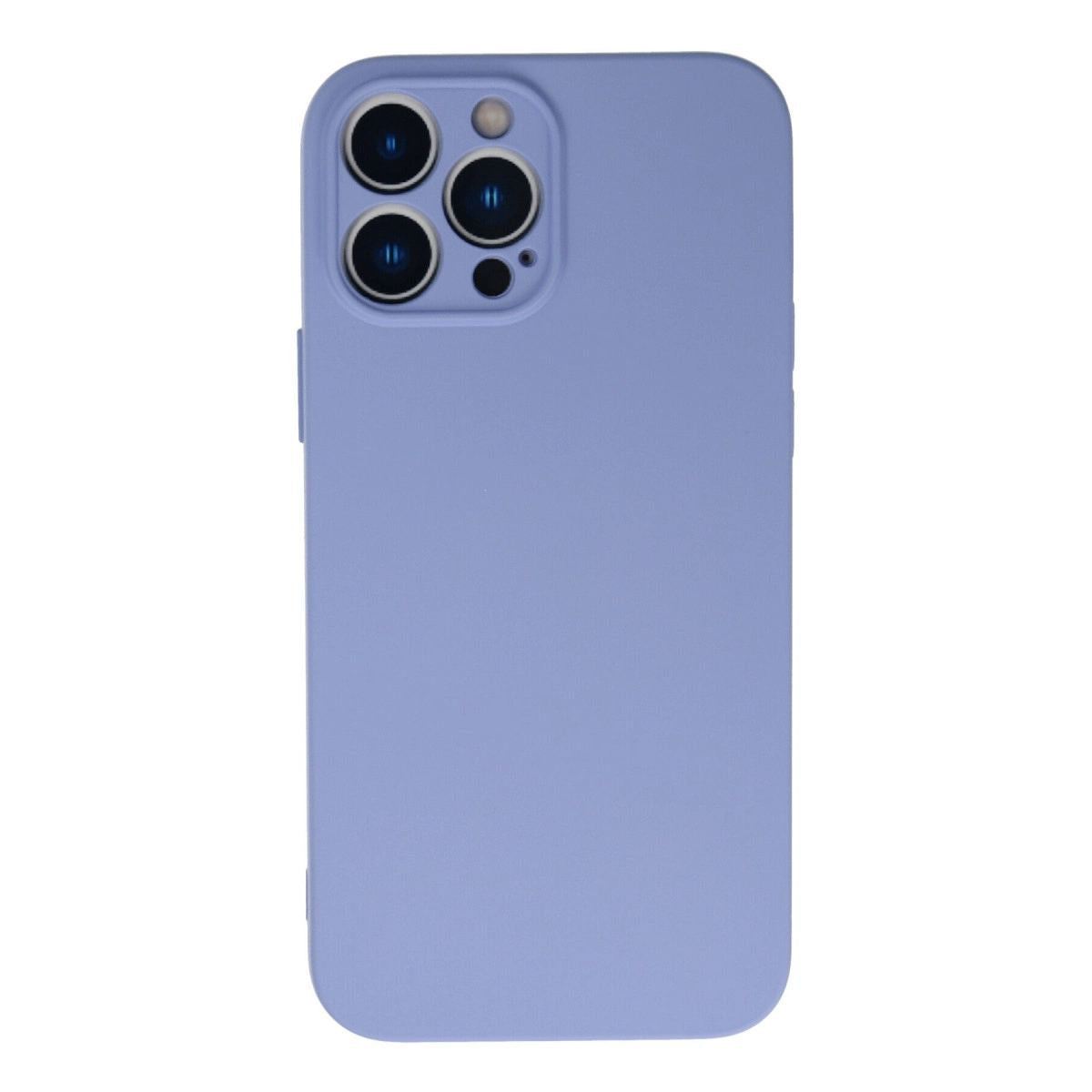 Apple İphone 13 Pro Kılıf Nano İçi Kadife Silikon - Lila