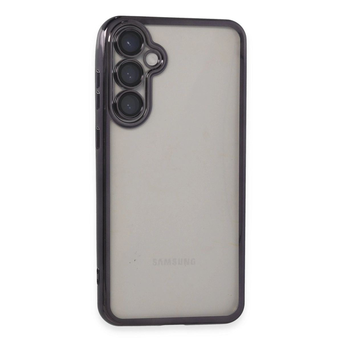Samsung Galaxy S23 Fe Kılıf Razer Lensli Silikon - Mor