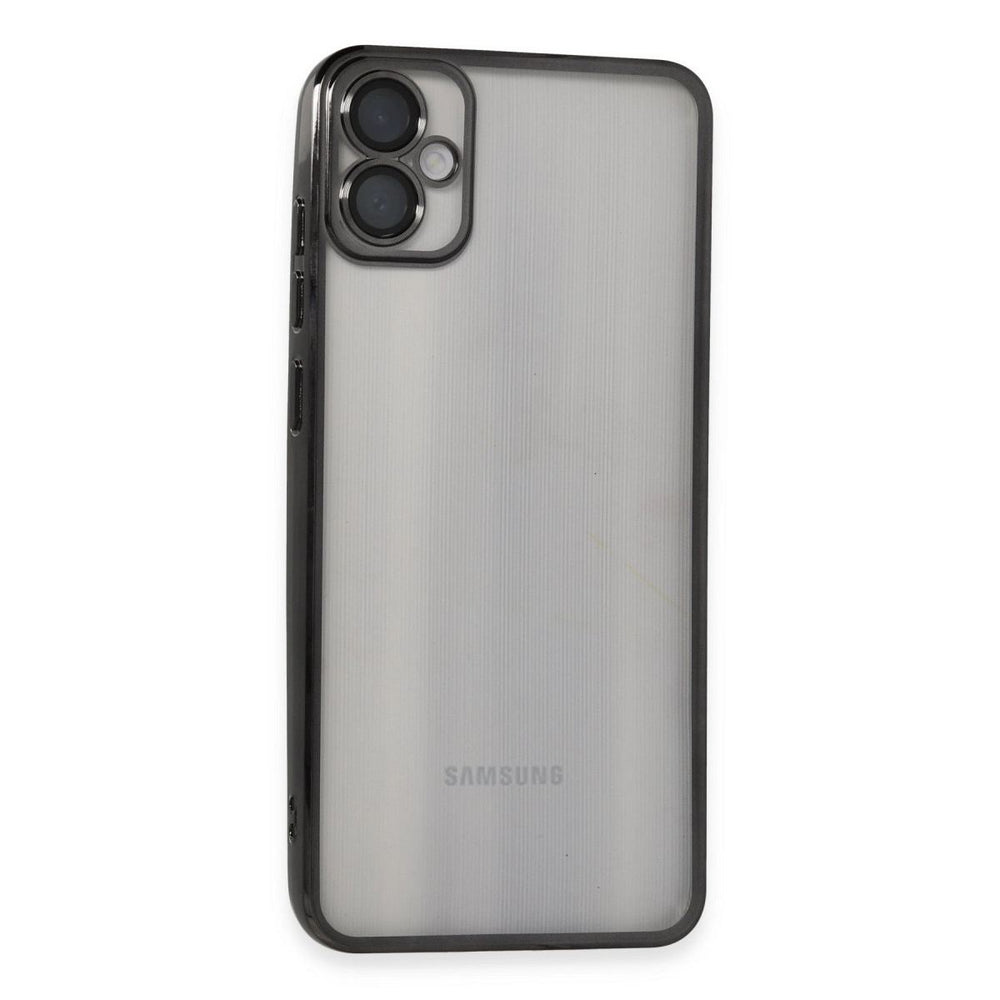 Samsung Galaxy A05 Kılıf Razer Lensli Silikon - Siyah