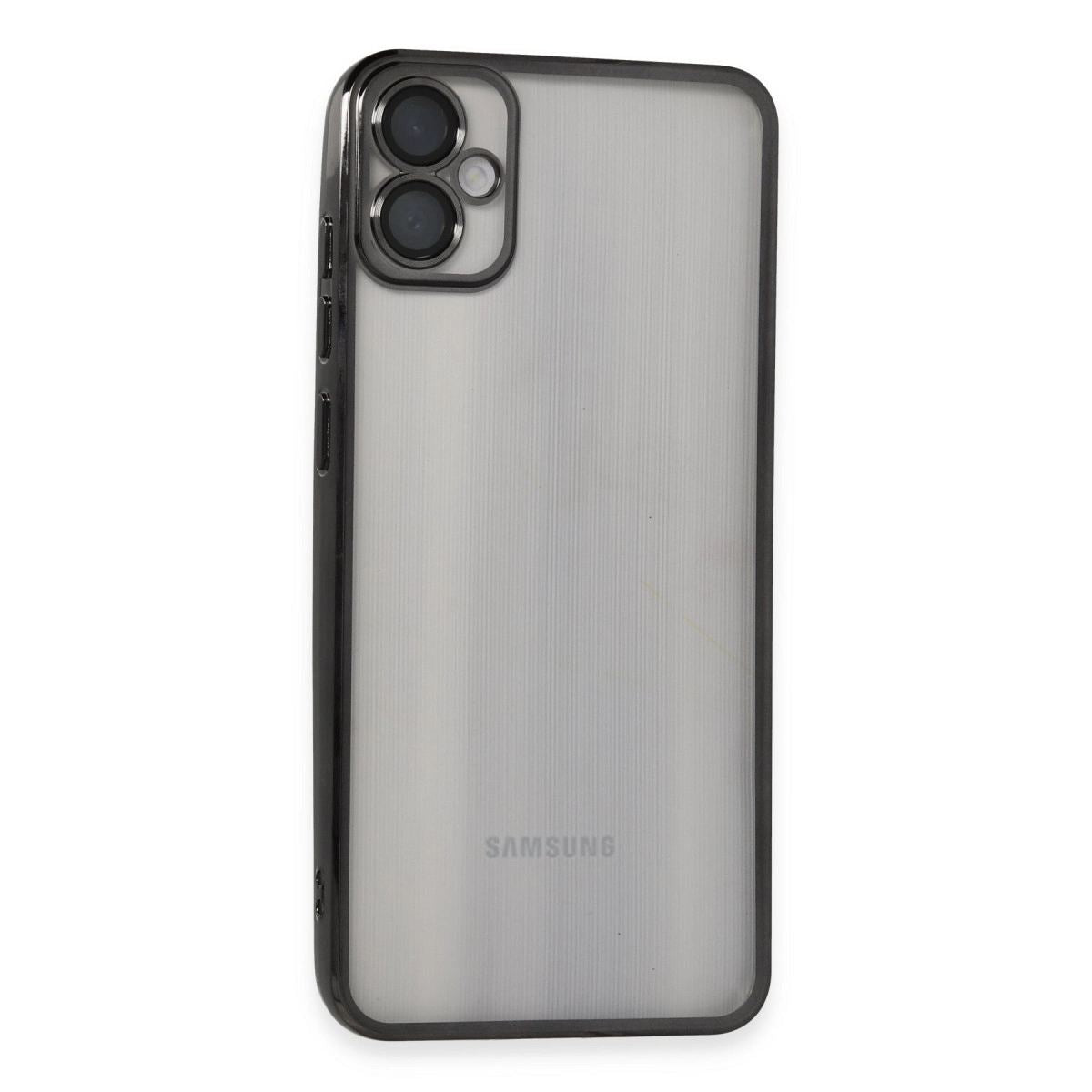 Samsung Galaxy A05 Kılıf Razer Lensli Silikon - Siyah