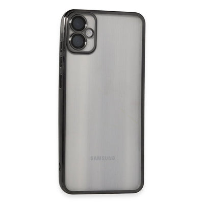 Samsung Galaxy A05 Kılıf Razer Lensli Silikon - Siyah
