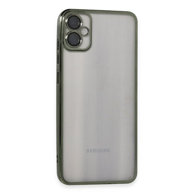 Samsung Galaxy A05 Kılıf Razer Lensli Silikon - Yeşil