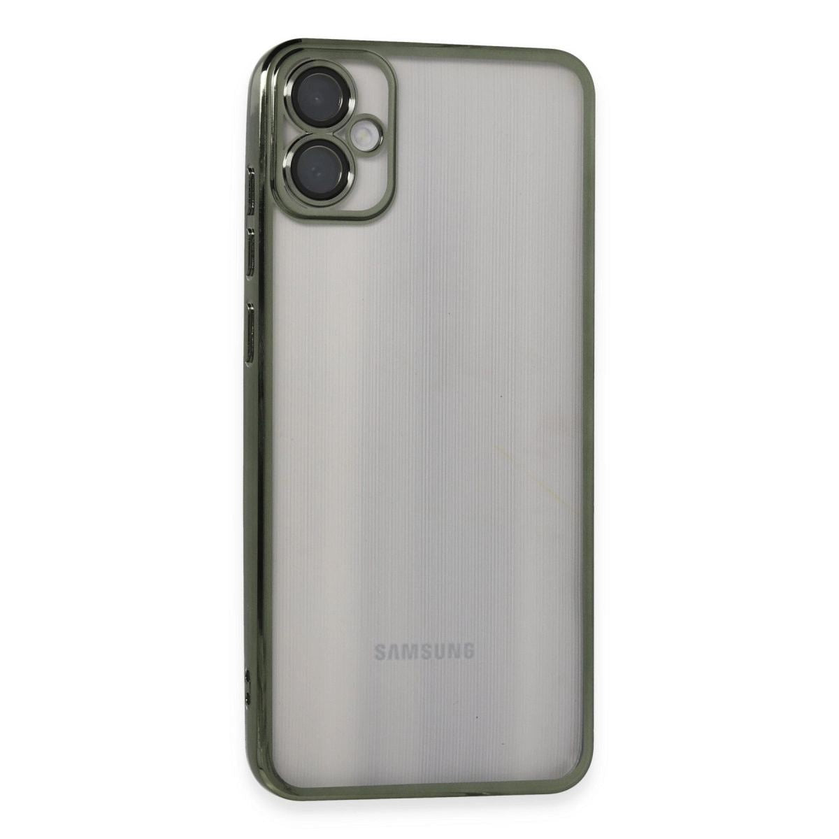 Samsung Galaxy A05 Kılıf Razer Lensli Silikon - Yeşil
