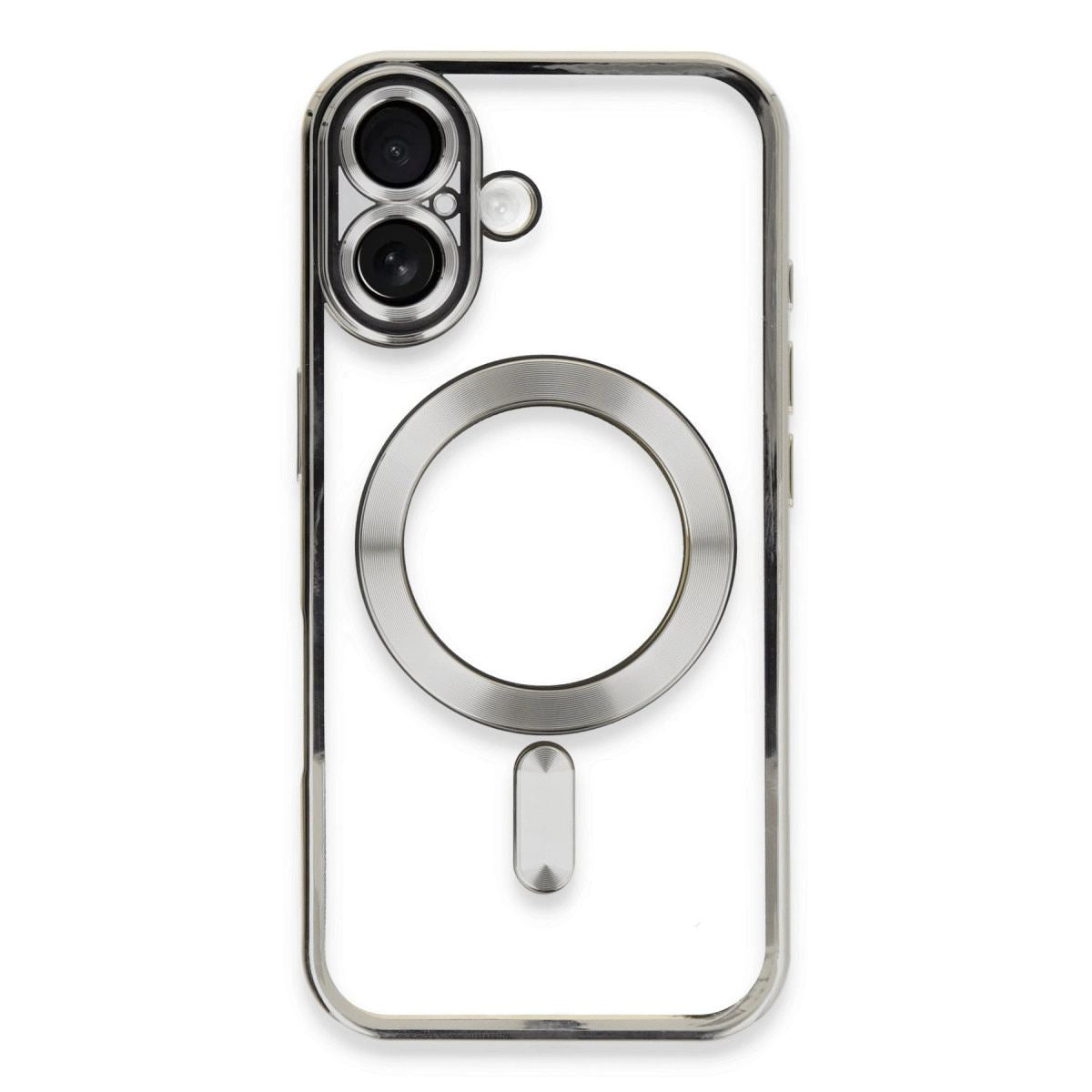 Apple İphone 16 Plus Kılıf Kross Magneticsafe Kapak - Gümüş