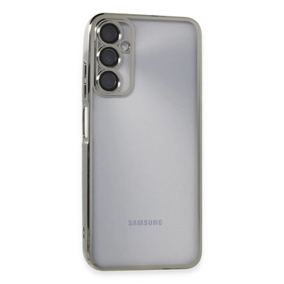 Samsung Galaxy A05s Kılıf Razer Lensli Silikon - Gümüş