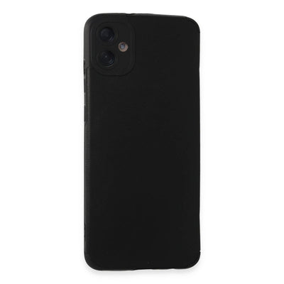 Samsung Galaxy A05 Kılıf Loop Deri Silikon - Siyah