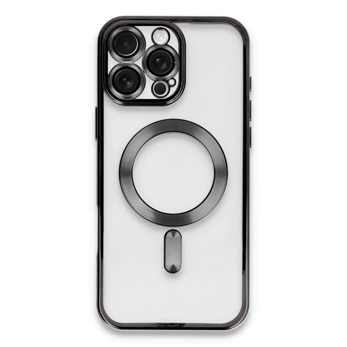 Apple İphone 16 Pro Kılıf Kross Magneticsafe Kapak - Siyah