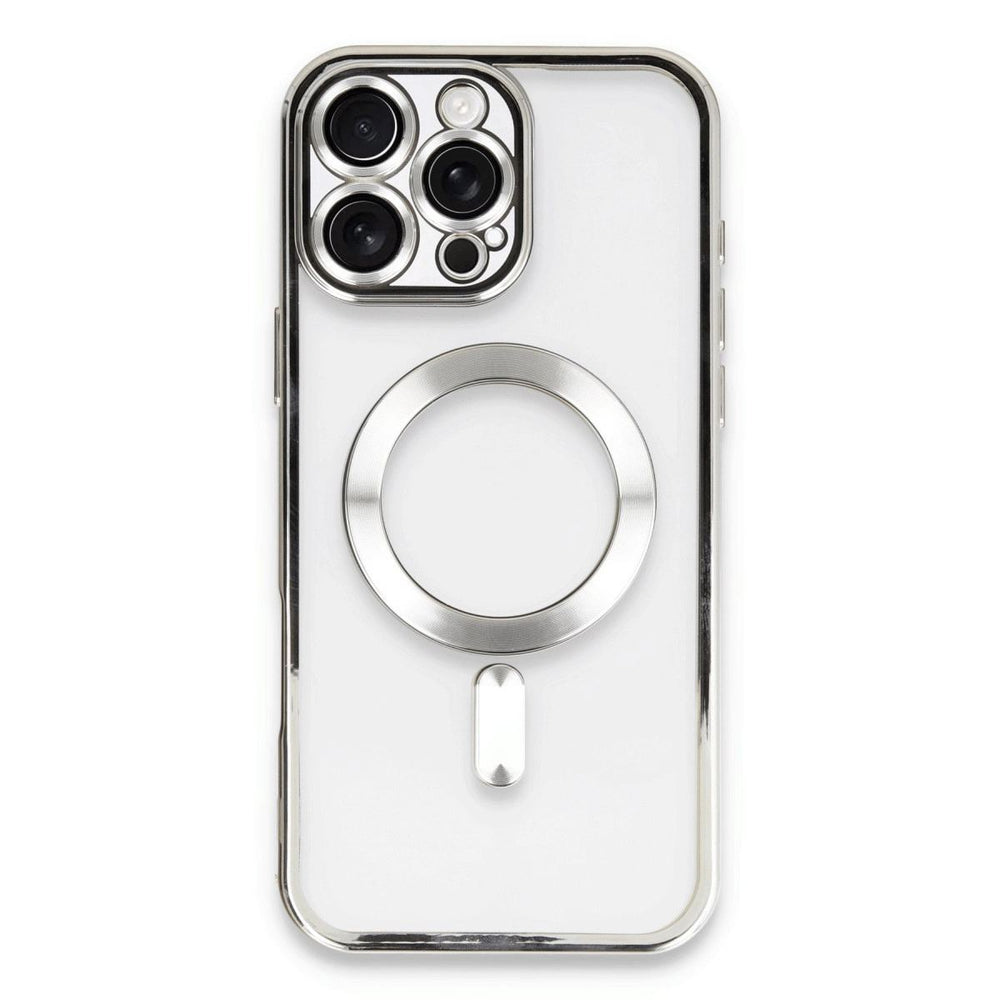 Apple İphone 16 Pro Kılıf Kross Magneticsafe Kapak - Gümüş