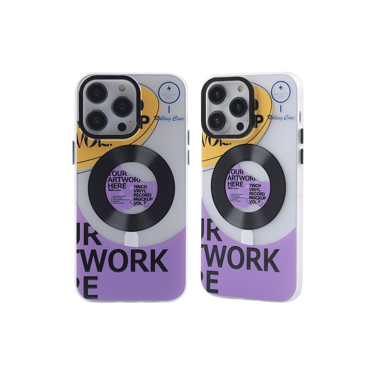 Apple İphone 12 Pro Max Kılıf Apollo Magneticsafe Desenli Kapak - Apollo Şeffaf - 6