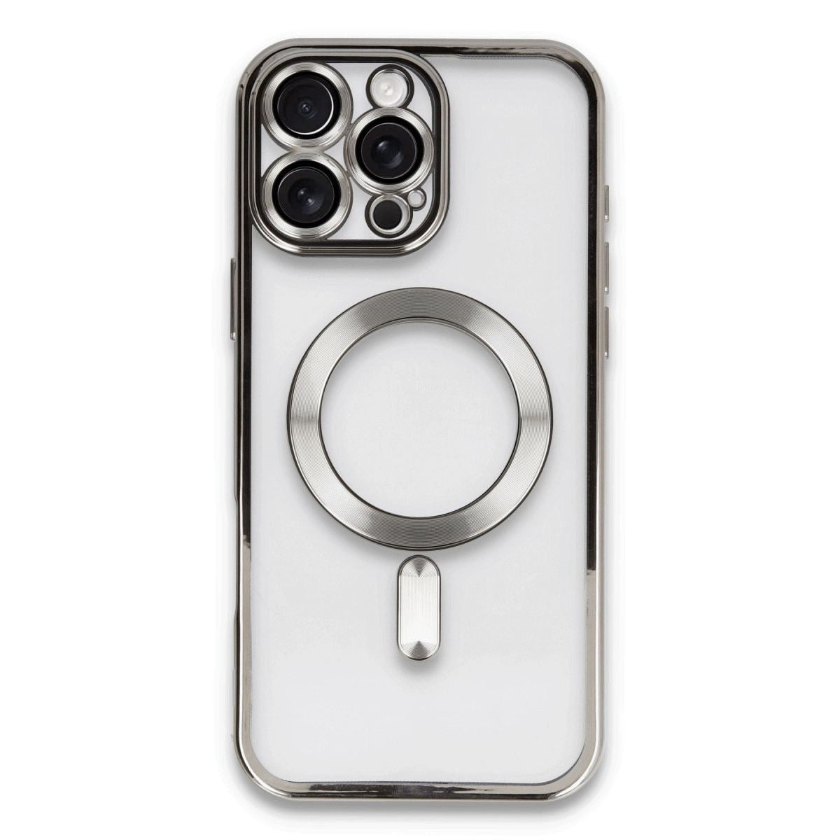 Apple İphone 16 Pro Max Kılıf Kross Magneticsafe Kapak - Titan Gri