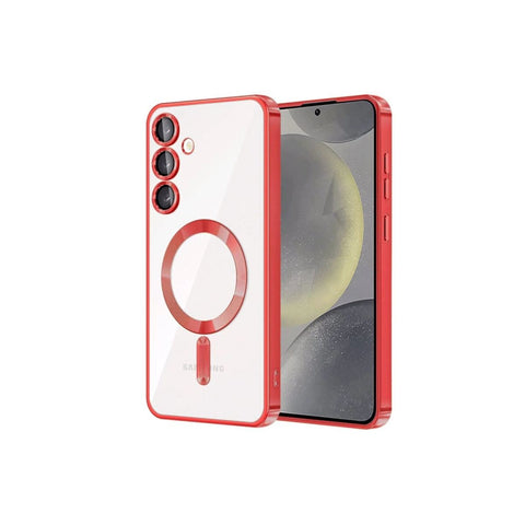 Samsung Galaxy S24 Plus Kılıf Kross Magneticsafe Kapak - Kırmızı