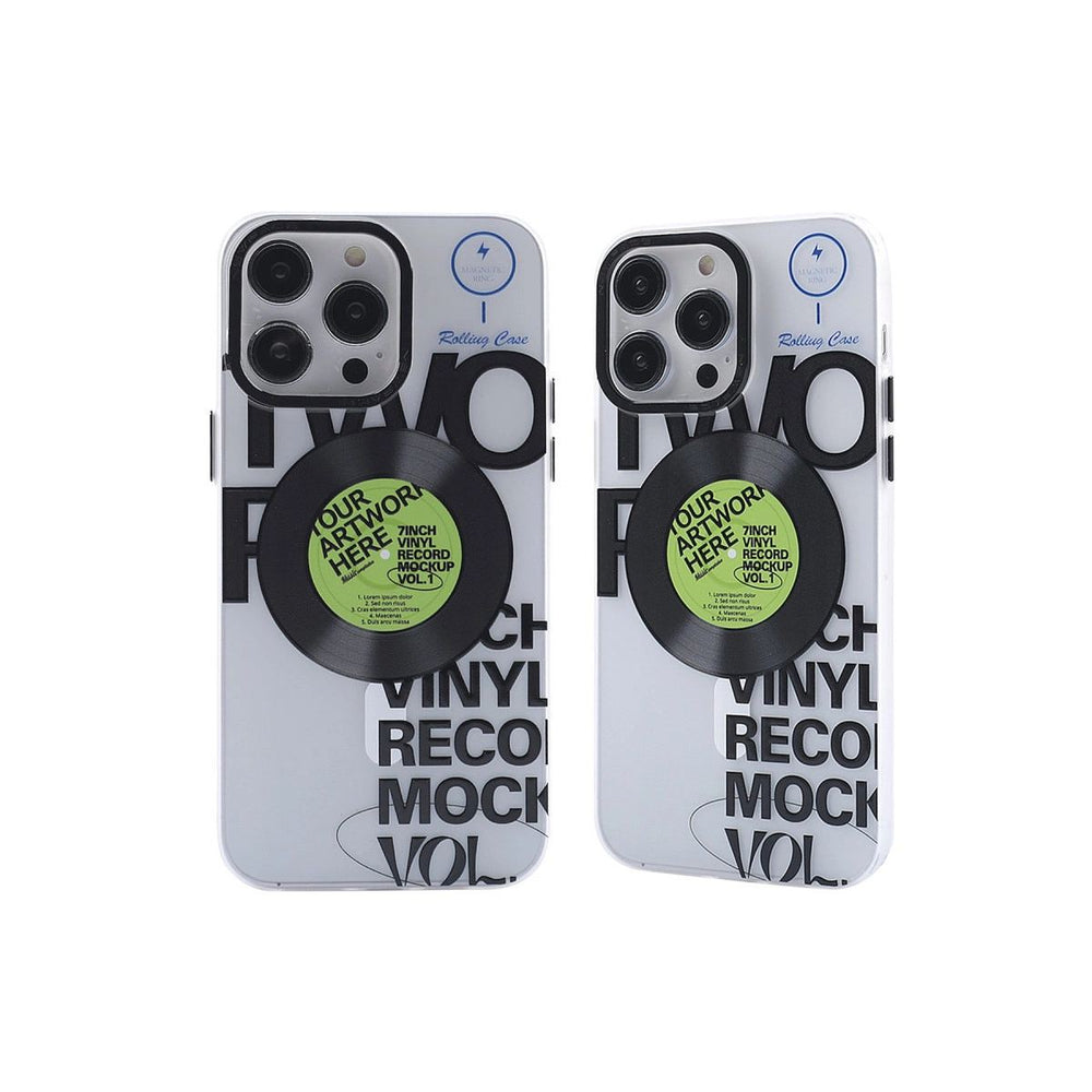 Apple İphone 14 Pro Kılıf Apollo Magneticsafe Desenli Kapak - Apollo Şeffaf - 5