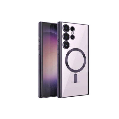 Samsung Galaxy S24 Ultra Kılıf Kross Magneticsafe Kapak - Mor
