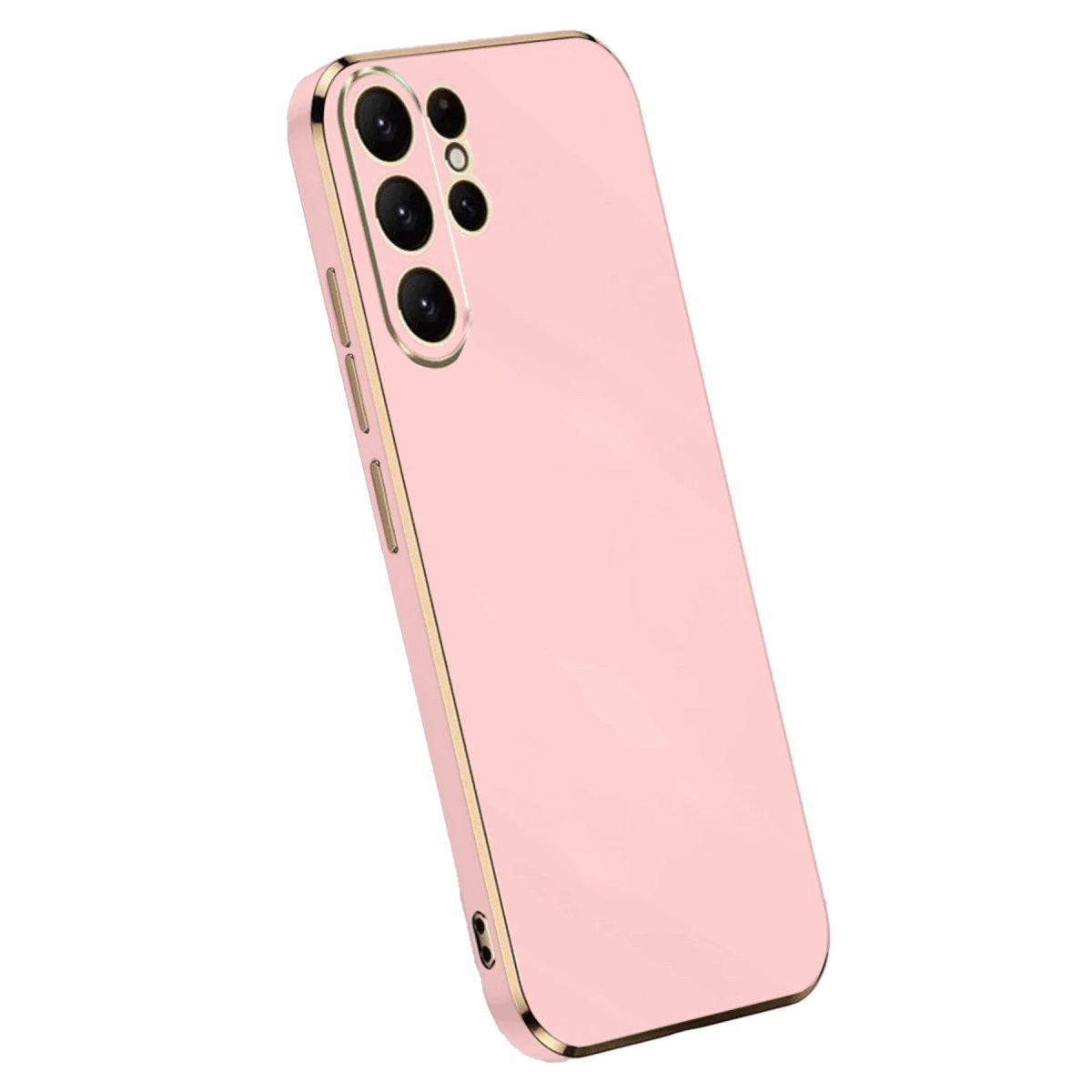 Samsung Galaxy S24 Ultra Kılıf Volet Silikon - Pembe