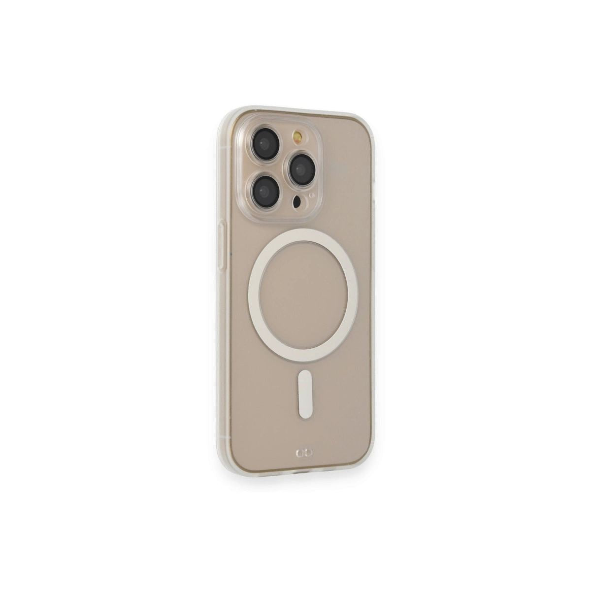 Apple İphone 14 Pro Kılıf Grand Magneticsafe Kapak - Şeffaf