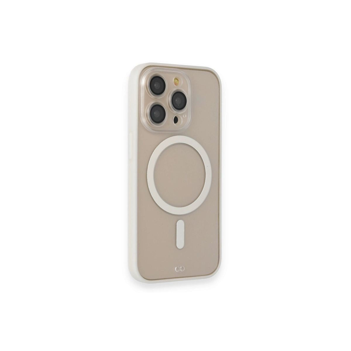 Apple İphone 14 Pro Kılıf Grand Magneticsafe Kapak - Beyaz