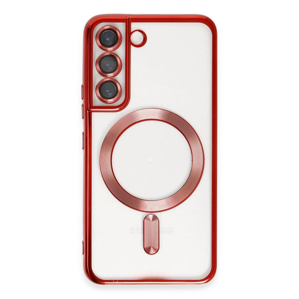 Samsung Galaxy S22 Kılıf Kross Magneticsafe Kapak - Kırmızı