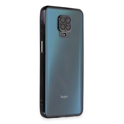 Xiaomi Redmi Note 9 Pro Kılıf Razer Lensli Silikon - Siyah