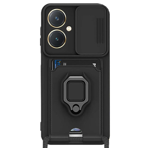 Vivo Y27 Kılıf Zuma Kartvizitli Yüzüklü Silikon