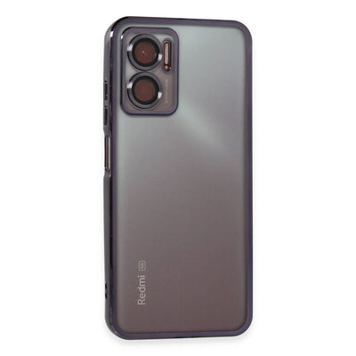 Xiaomi Redmi 10 5g Kılıf Razer Lensli Silikon - Mor