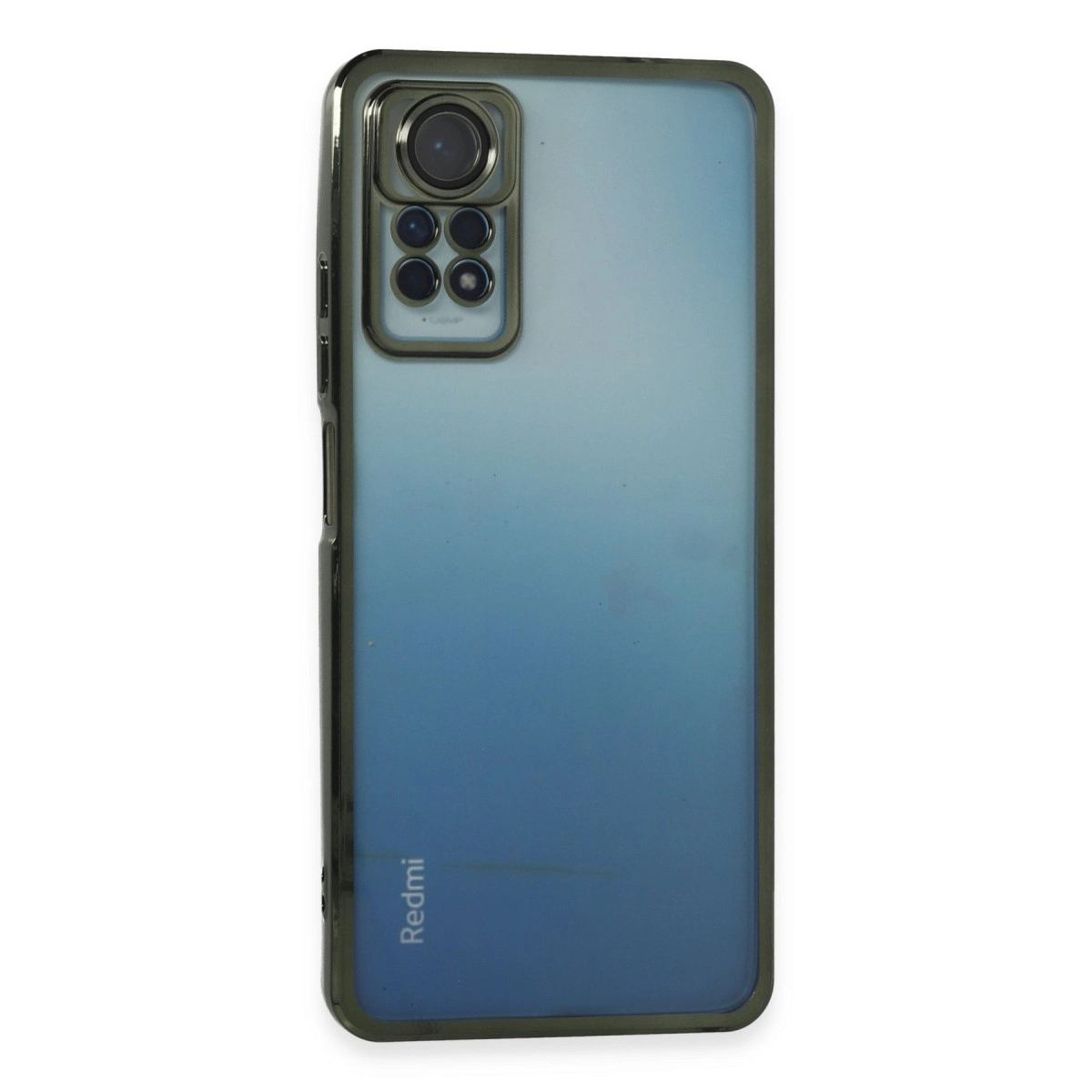 Xiaomi Redmi Note 11 Pro Kılıf Razer Lensli Silikon - Yeşil