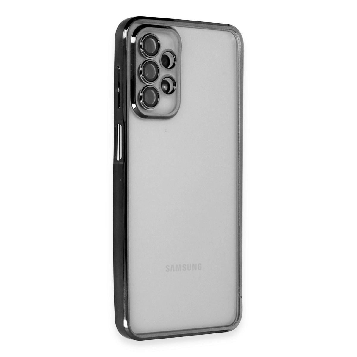 Samsung Galaxy A23 4g Kılıf Razer Lensli Silikon - Siyah