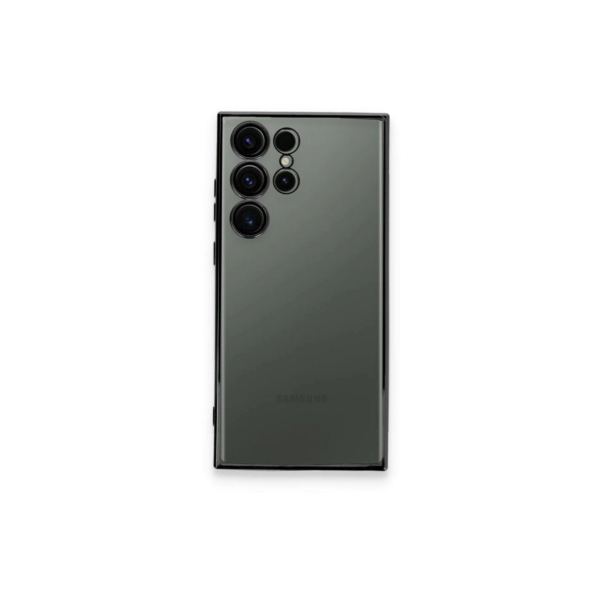 Samsung Galaxy S24 Ultra Kılıf Razer Lensli Silikon - Yeşil