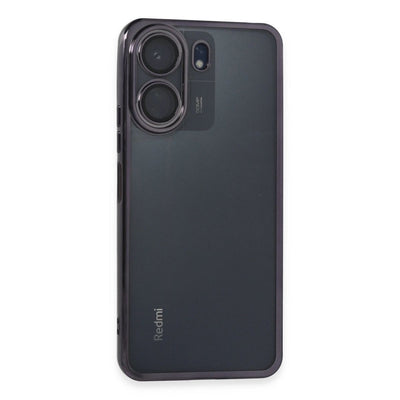 Xiaomi Redmi 13c Kılıf Razer Lensli Silikon - Mor