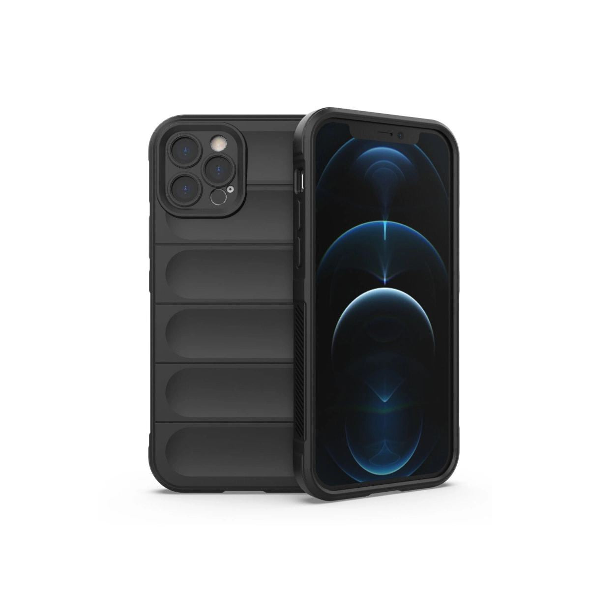 Apple İphone 12 Pro Kılıf Optimum Silikon - Siyah