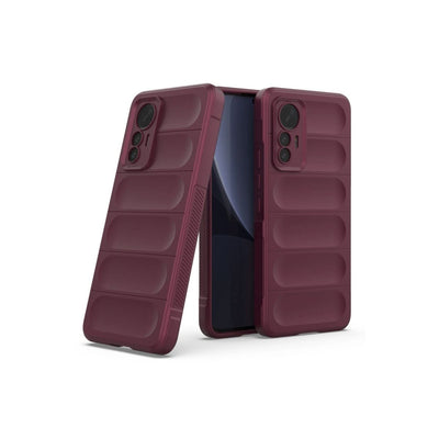 Xiaomi Mi 12 Lite Kılıf Optimum Silikon - Bordo