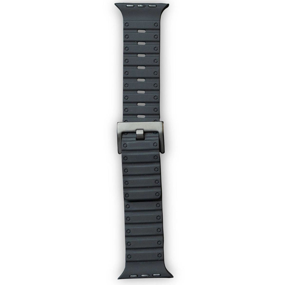 Apple Watch 42mm Magnus Mıknatıslı Silikon Kordon (saat Değildir) - Siyah