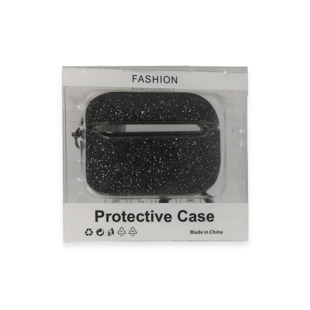 Apple Airpods Pro 2 (2.nesil) Spell Simli Kılıf - Siyah