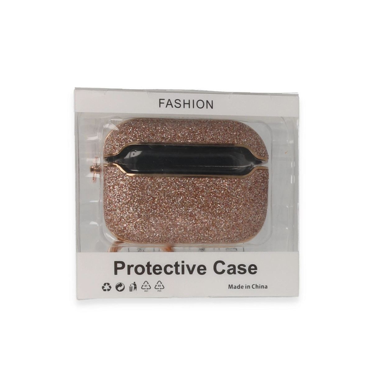 Apple Airpods Pro 2 (2.nesil) Spell Simli Kılıf - Rose Gold