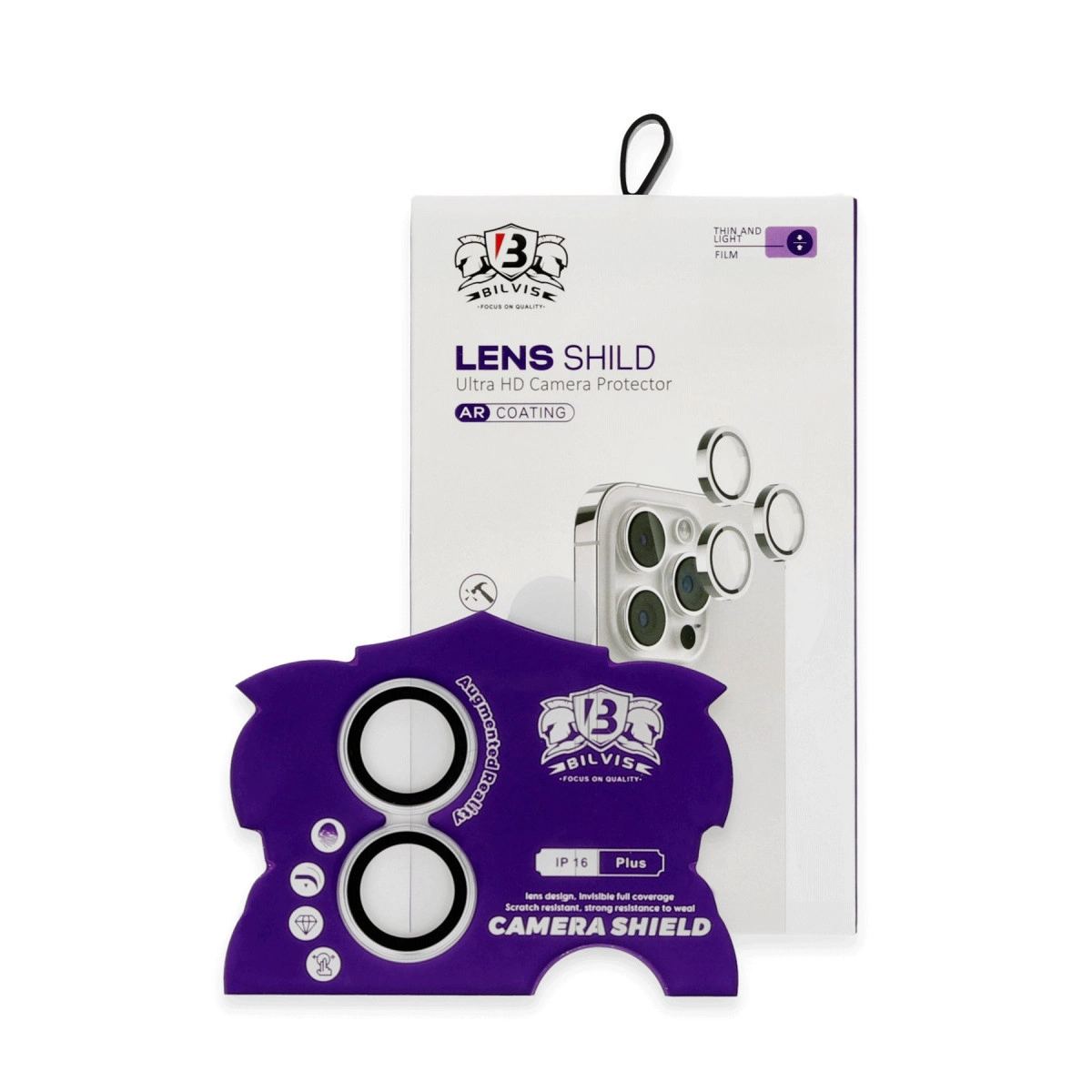 Apple İphone 16 Bilvis Titan Kamera Lens - Gümüş