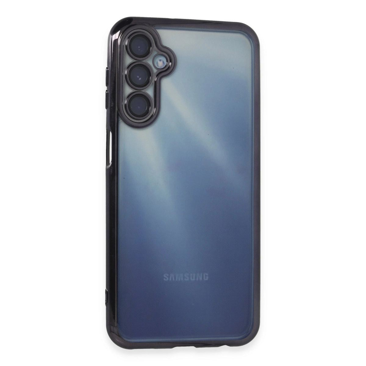 Samsung Galaxy A35 5g Kılıf Razer Lensli Silikon - Mor