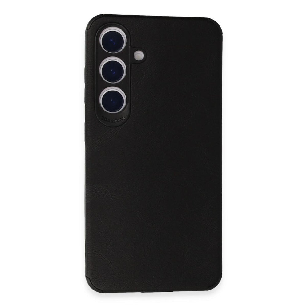 Samsung Galaxy S24 Kılıf Loop Deri Silikon - Siyah