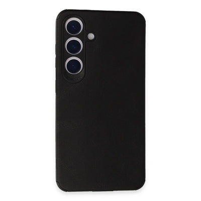 Samsung Galaxy S24 Kılıf Loop Deri Silikon - Siyah