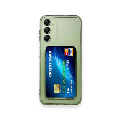 Samsung Galaxy A35 5g Kılıf Kart Şeffaf Silikon - Şeffaf