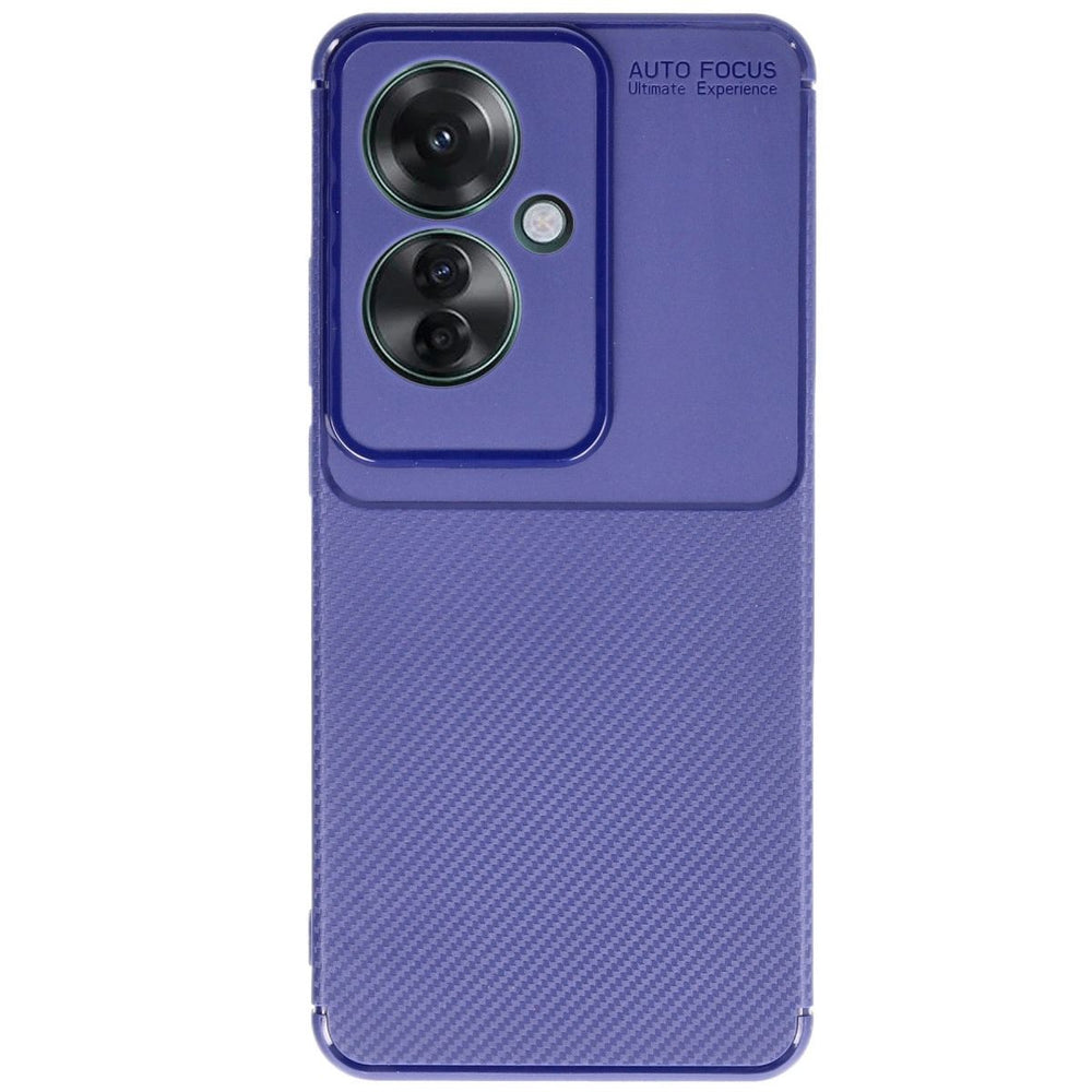 Oppo Reno 11f Kılıf Auto Focus Karbon Kapak - Lacivert