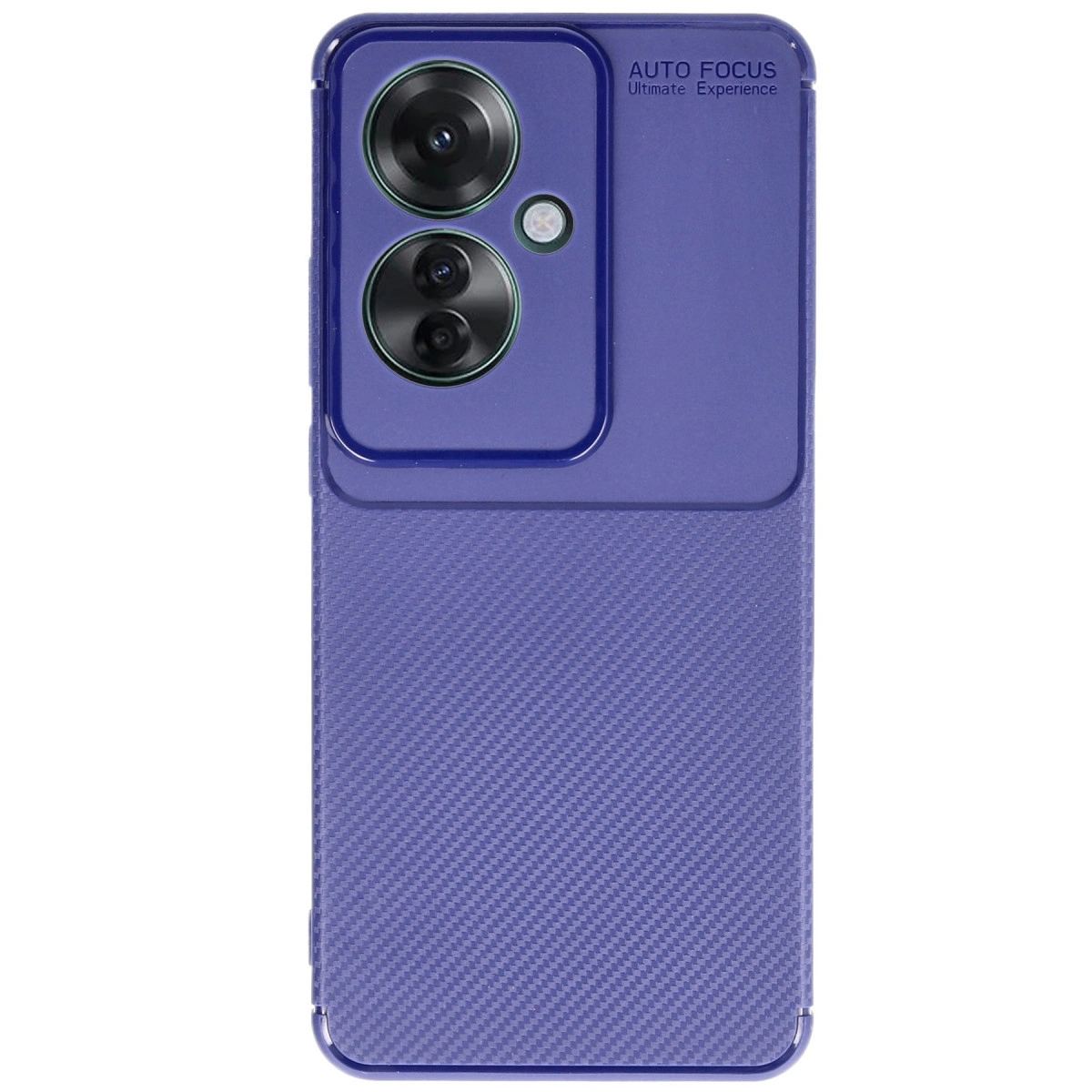 Oppo Reno 11f Kılıf Auto Focus Karbon Kapak - Lacivert