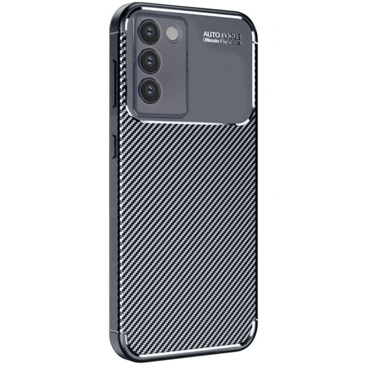 Vivo V30 Lite 4g Kılıf Auto Focus Karbon Kapak - Siyah
