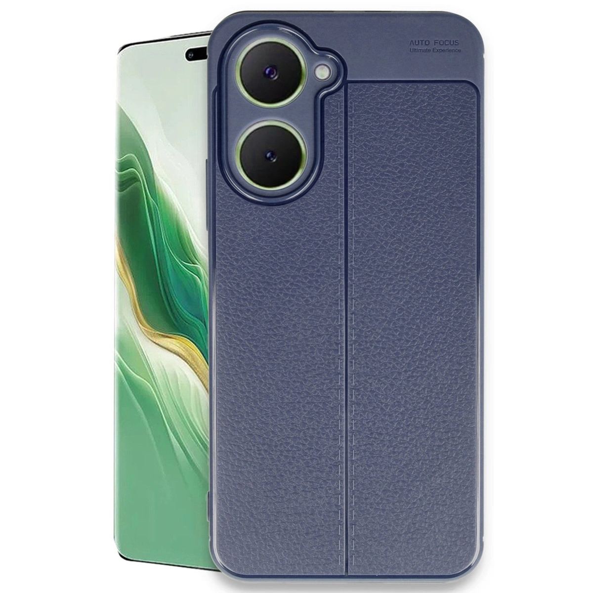 Vivo Y18 Kılıf Auto Focus Kapak - Lacivert