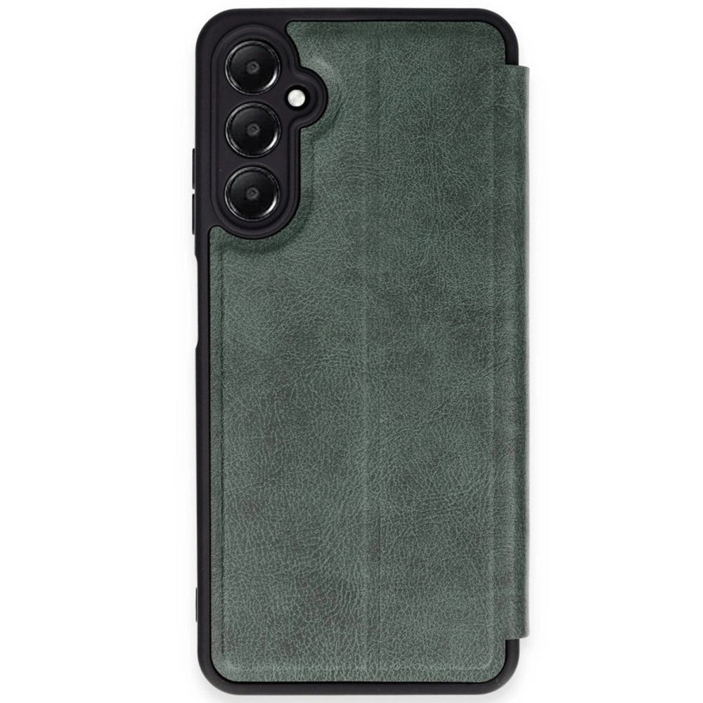 Samsung Galaxy A35 5g Kılıf Flip Cover - Koyu Yeşil