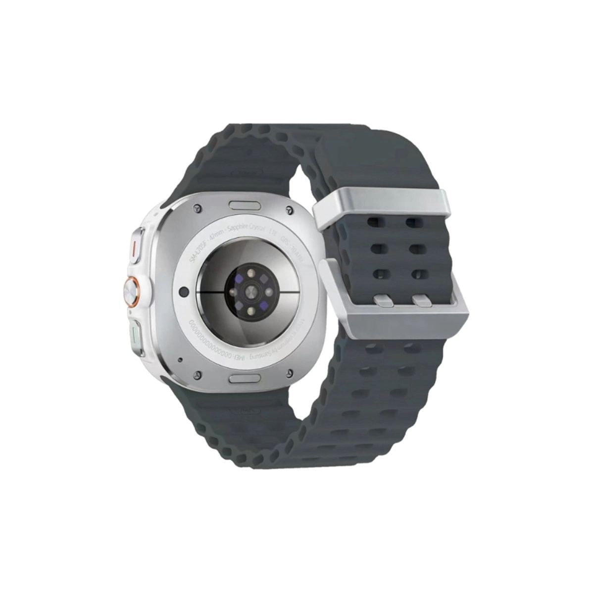 Watch 7 Ultra Kr417 Rug Silikon Kordon - Koyu Gri