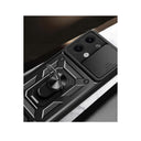 Xiaomi Poco X6 Kılıf Pars Lens Yüzüklü Silikon - Gümüş - 2