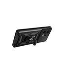 Xiaomi Poco X6 Kılıf Pars Lens Yüzüklü Silikon - Gümüş - 3