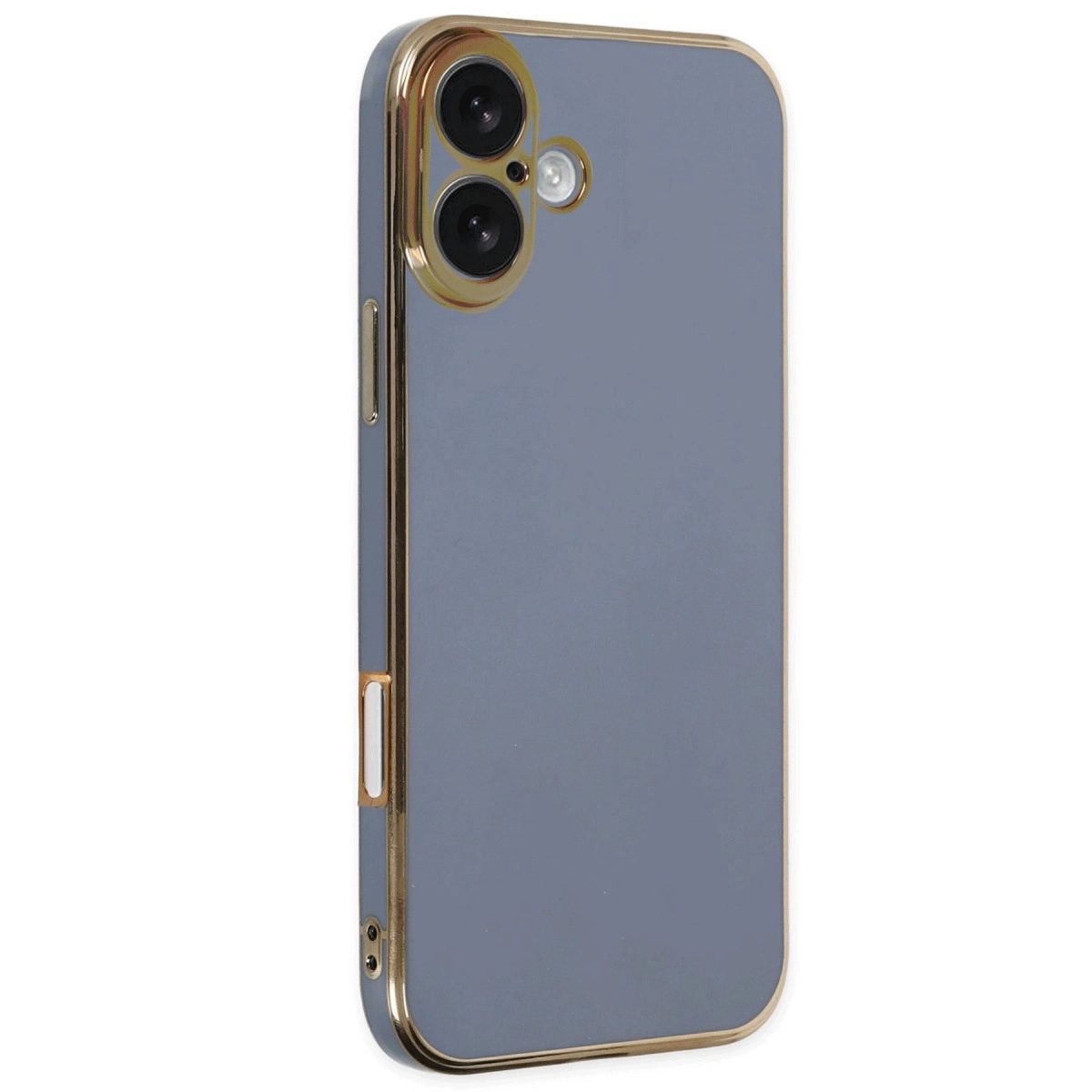 Apple İphone 16 Kılıf Volet Silikon - Mavi