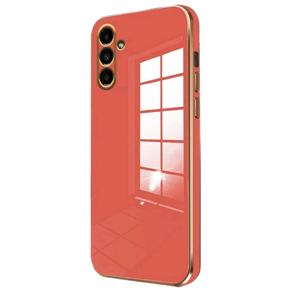Samsung Galaxy M15 Kılıf Volet Silikon - Kırmızı