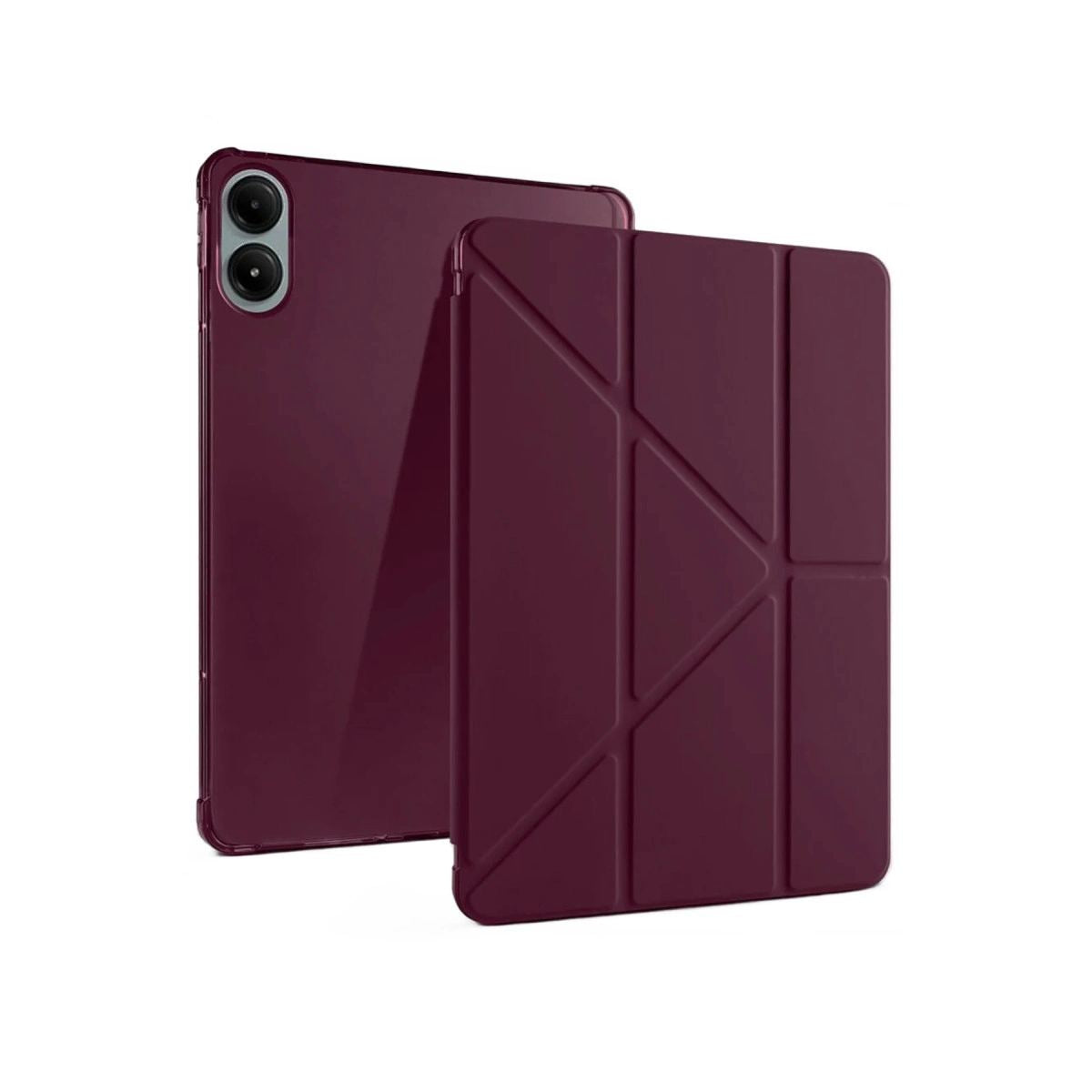 Xiaomi Redmi Pad Pro 12.1 Kılıf Kalemlikli Mars Tablet Kılıfı - Mürdüm