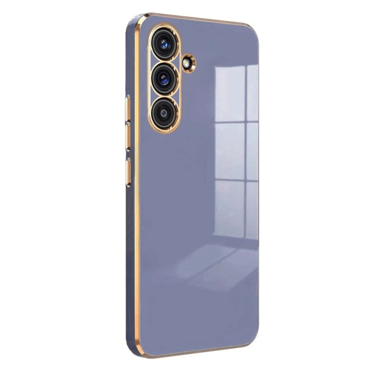 Samsung Galaxy S25 Plus Kılıf Volet Silikon - Mavi